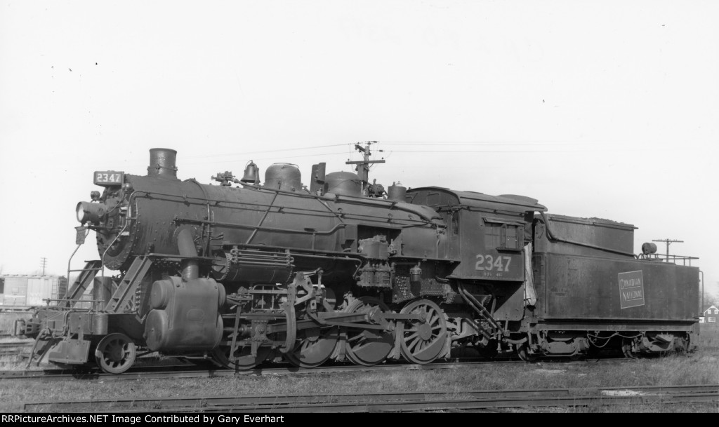 CN 2-8-0 #2347 - Canadian National 